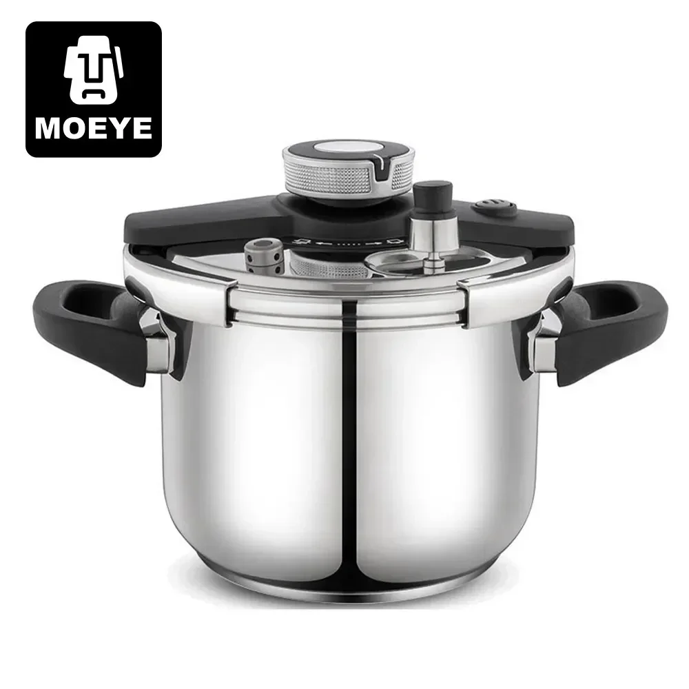 MOEYE 6L Pressure Cooker Multifunctional Pressure-Limited Explosion-proof Pressure Cooker Stainless Steel Kitchen Pressure Pot
MOEYE 6L Pressure Cooker Multifunctional Pressure-Limited Explosion-proof Pressure Cooker Stainless Steel Kitchen Pressure Pot