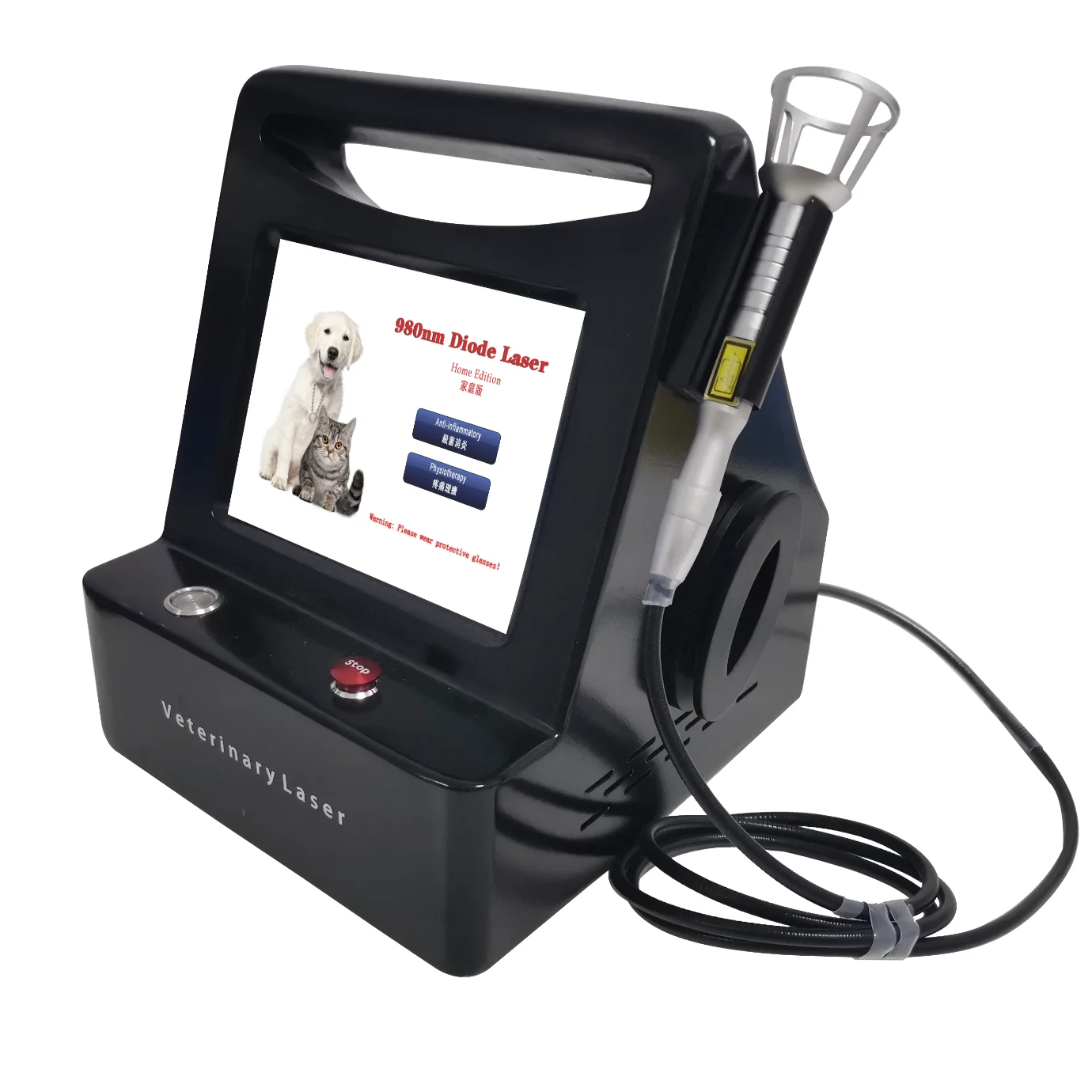 980Nm 15 W Diode Laser Animal Veterinary Pet Laser Physiotherapy Domestic Instrument For Dog And Cat
980Nm 15 W Diode Laser Animal Veterinary Pet Laser Physiotherapy Domestic Instrument For Dog And Cat
