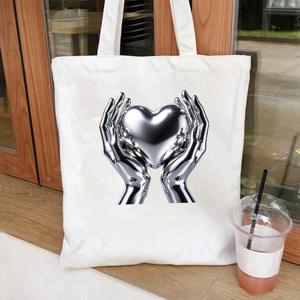 Chrome Heart In Hands Canvas Tote Bag Y2K Fashion Shoulder Bag
Chrome Heart In Hands Canvas Tote Bag Y2K Fashion Shoulder Bag