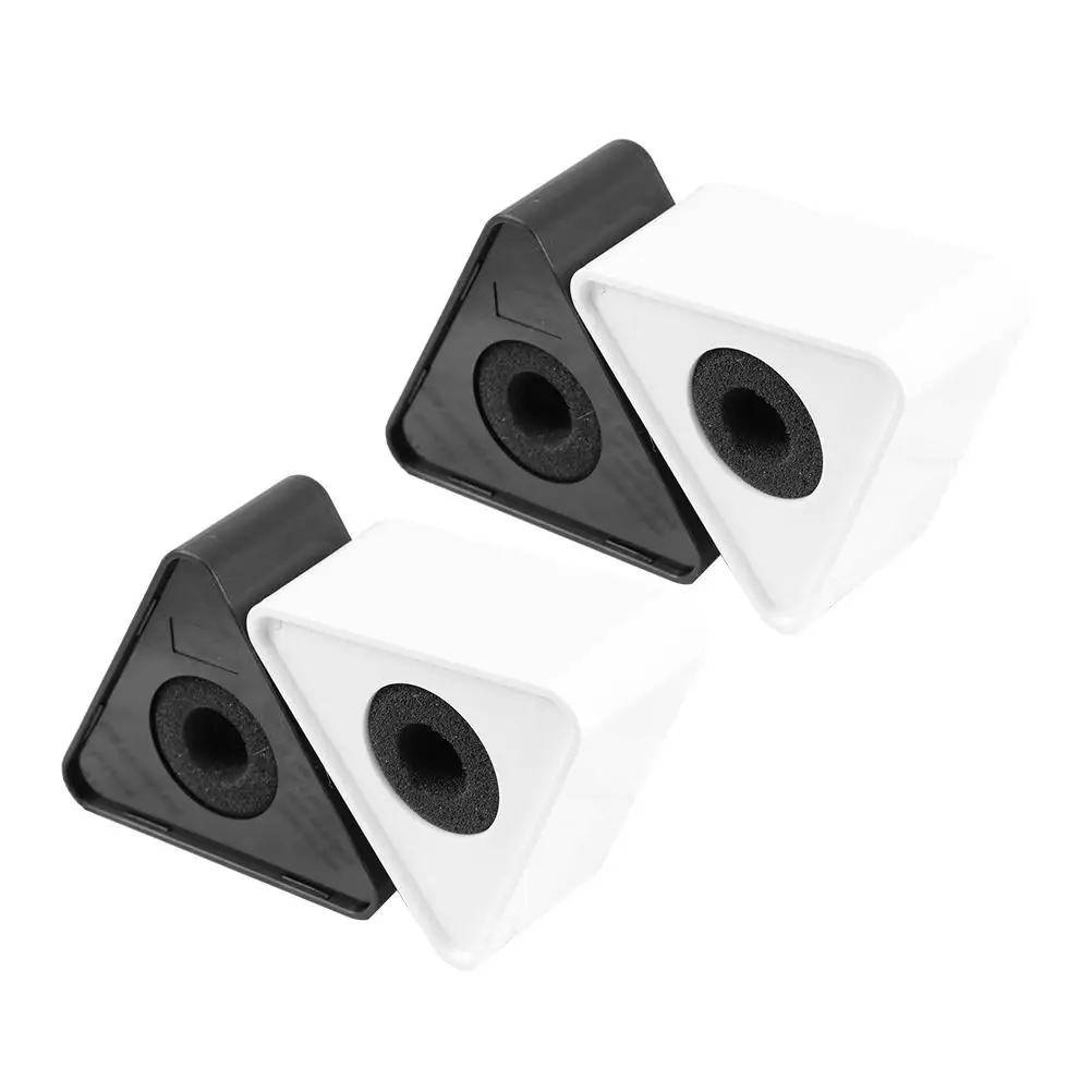 4 Pcs Triangle Shaped Microphone Station Logo Accessories White Black Interview Props Simple Practical Design Easy to Carry Fine
4 Pcs Triangle Shaped Microphone Station Logo Accessories White Black Interview Props Simple Practical Design Easy to Carry Fine