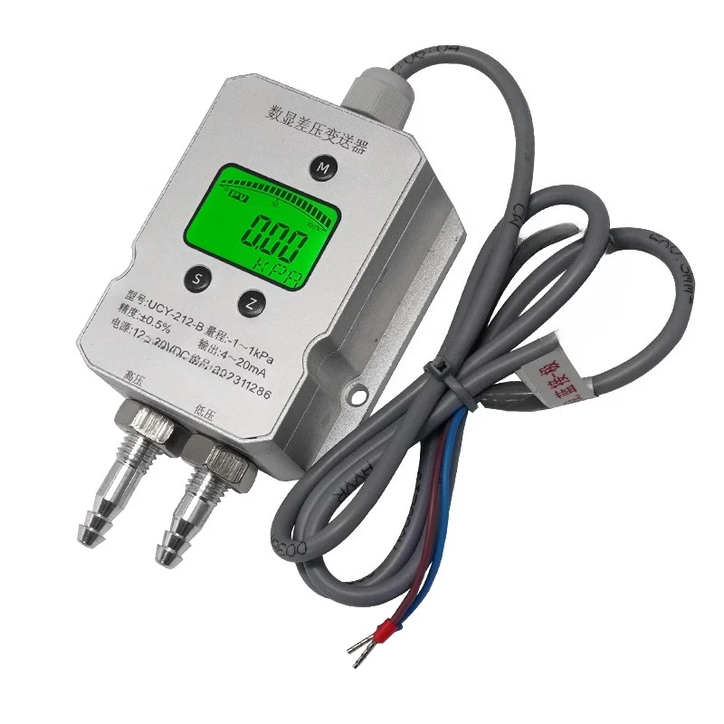 UCY-212 Digital Pressure Transmitter Fan Pipe, Imported Intelligent Micro Differential Pressure Transmitter Differential
UCY-212 Digital Pressure Transmitter Fan Pipe, Imported Intelligent Micro Differential Pressure Transmitter Differential