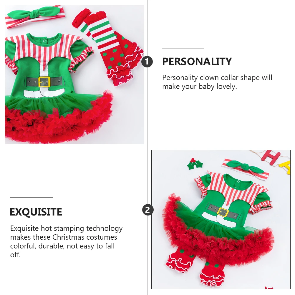 1 Set Christmas Dress Set For Baby 6-12 Months Costume Clown Collar High Quality Gauze Skirt Closure Party Supplies
1 Set Christmas Dress Set For Baby 6-12 Months Costume Clown Collar High Quality Gauze Skirt Closure Party Supplies