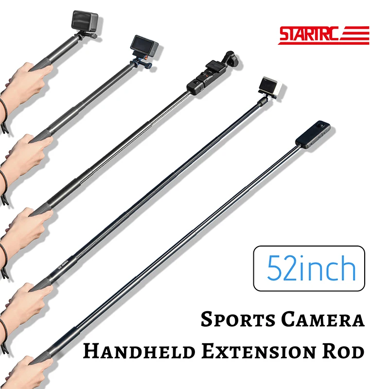 STARTRC 52inch Handheld Extension Rod For DJI Pocket 3/Action 4 5/Insta360 X5/Ace Pro 2/Gopro Sport Camera Hand Grip Accessories
STARTRC 52inch Handheld Extension Rod For DJI Pocket 3/Action 4 5/Insta360 X5/Ace Pro 2/Gopro Sport Camera Hand Grip Accessories