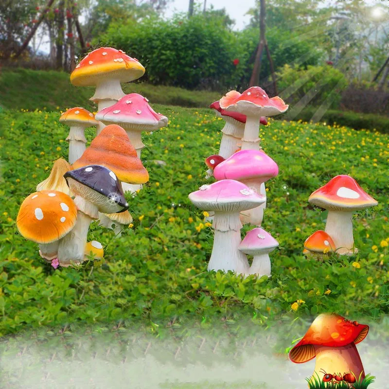 # Factory Direct Simulation Mushroom Courtyard Landscaping Decor Fiberglass Garden Statue Sculpture Resin Mushroom Ornaments
# Factory Direct Simulation Mushroom Courtyard Landscaping Decor Fiberglass Garden Statue Sculpture Resin Mushroom Ornaments