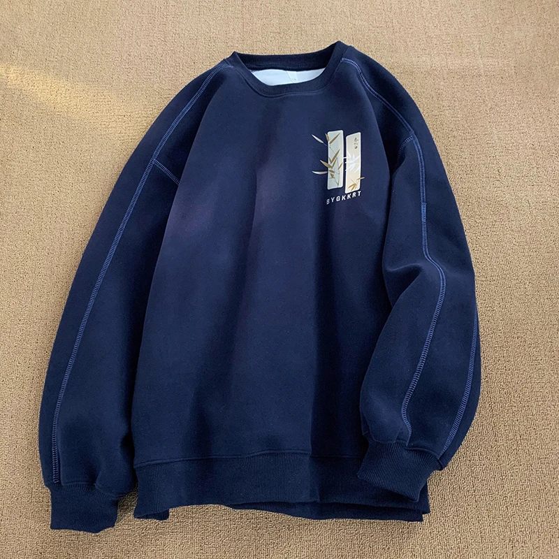 Japanese Trend Sweatshirt Bamboo Leaf Pattern Round Neck Pullover Sweatshirt Harajuku Clothing Couple Loose Sweatshirts
Japanese Trend Sweatshirt Bamboo Leaf Pattern Round Neck Pullover Sweatshirt Harajuku Clothing Couple Loose Sweatshirts