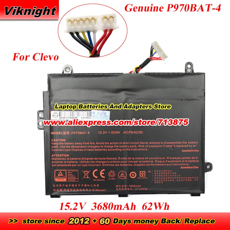 Genuine P970BAT-4 Battery 4IPC6/62/80 for Clevo P960 P960EN-K P970ex Schenker Key 16 17 Erazer X17801 SG6 I7 RTX 2060 I7-GTX SG7
Genuine P970BAT-4 Battery 4IPC6/62/80 for Clevo P960 P960EN-K P970ex Schenker Key 16 17 Erazer X17801 SG6 I7 RTX 2060 I7-GTX SG7