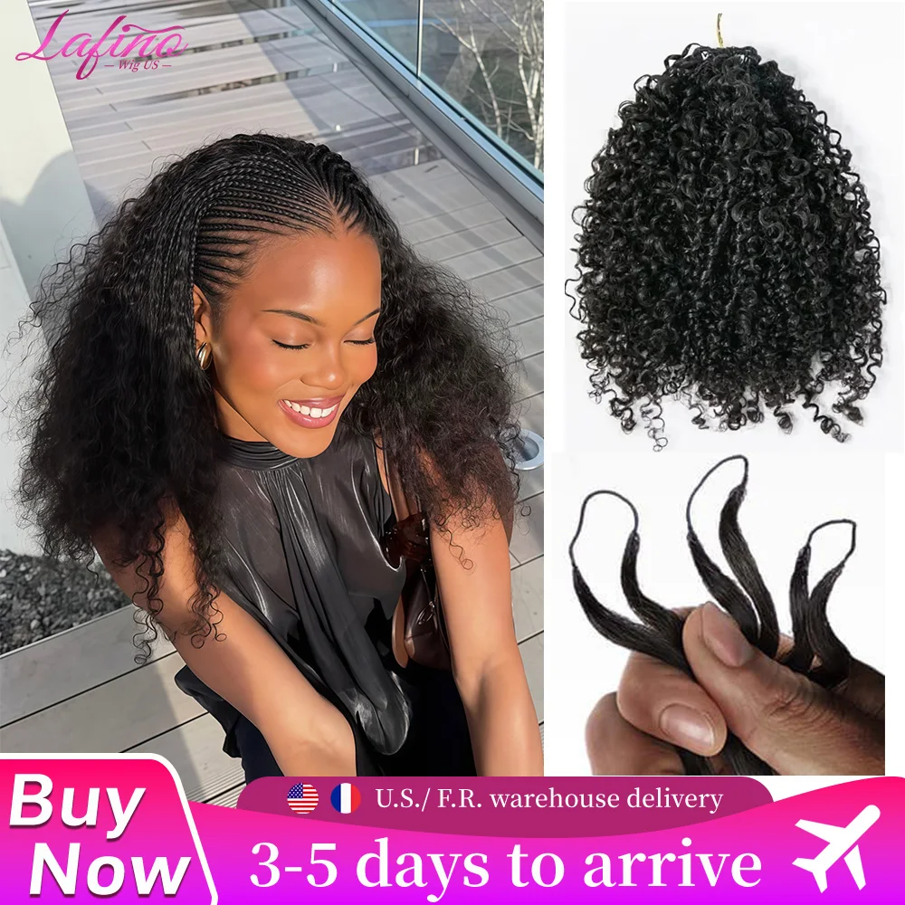 30 Inch Kinky Curly Crochet Human Hair for Braiding Pre-Separated Knotless Bulk Extensions Natural Black Remy Feather Hair
30 Inch Kinky Curly Crochet Human Hair for Braiding Pre-Separated Knotless Bulk Extensions Natural Black Remy Feather Hair