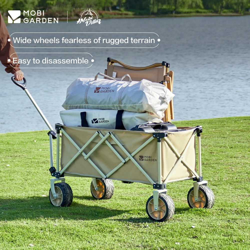 MOBI GARDEN Foldable Outdoor Camping Cart Large Capacity Portable Multipurpose Trolley HeavyDuty Picnic Collapsible Utility
MOBI GARDEN Foldable Outdoor Camping Cart Large Capacity Portable Multipurpose Trolley HeavyDuty Picnic Collapsible Utility