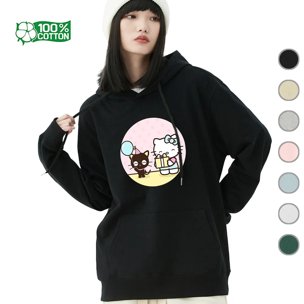 Adorable Sanrio Hello Kitty Simple Style Hoodie & Sweater, Cotton Blend Soft Pullover, Cute Unisex Apparel Top Clothing Gift
Adorable Sanrio Hello Kitty Simple Style Hoodie & Sweater, Cotton Blend Soft Pullover, Cute Unisex Apparel Top Clothing Gift