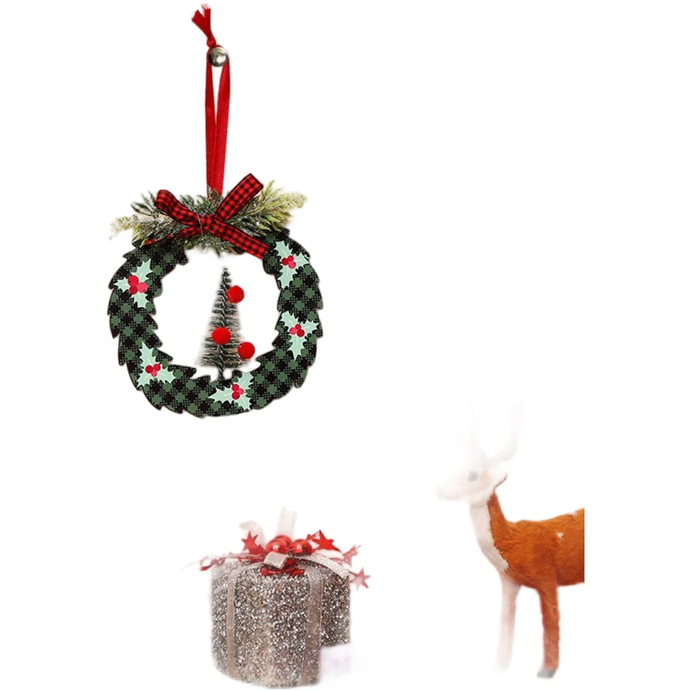 Wooden Christmas Tree Ornaments for Holiday Decoration Cedar Tree Scene Round Pendant Lightweight Hanging Decor
Wooden Christmas Tree Ornaments for Holiday Decoration Cedar Tree Scene Round Pendant Lightweight Hanging Decor