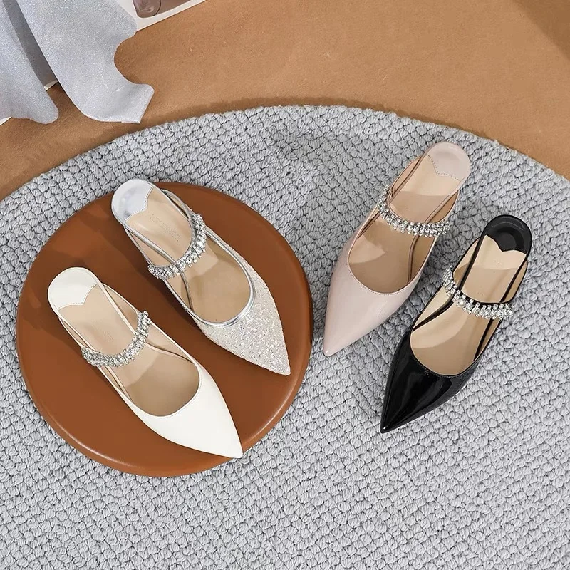 2025 г., европейские и американские весенне-осенние женские новые туфли Moeller на высоком остром каблуке, пикантные женские туфли на тонком каблуке для банкетов
2025 г., европейские и американские весенне-осенние женские новые туфли Moeller на высоком остром каблуке, пикантные женские туфли на тонком каблуке для банкетов