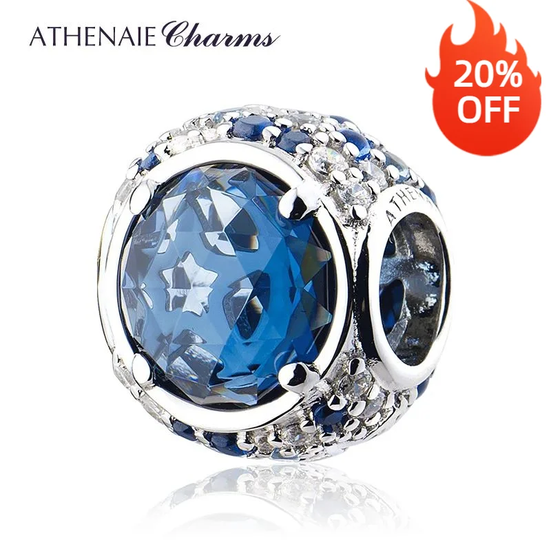 ATHENAIE 925 Sterling Silver Blue CZ Celestial Blue Sparkling Stars Charms Beads fit Bracelet Necklace for Women Jewelry
ATHENAIE 925 Sterling Silver Blue CZ Celestial Blue Sparkling Stars Charms Beads fit Bracelet Necklace for Women Jewelry