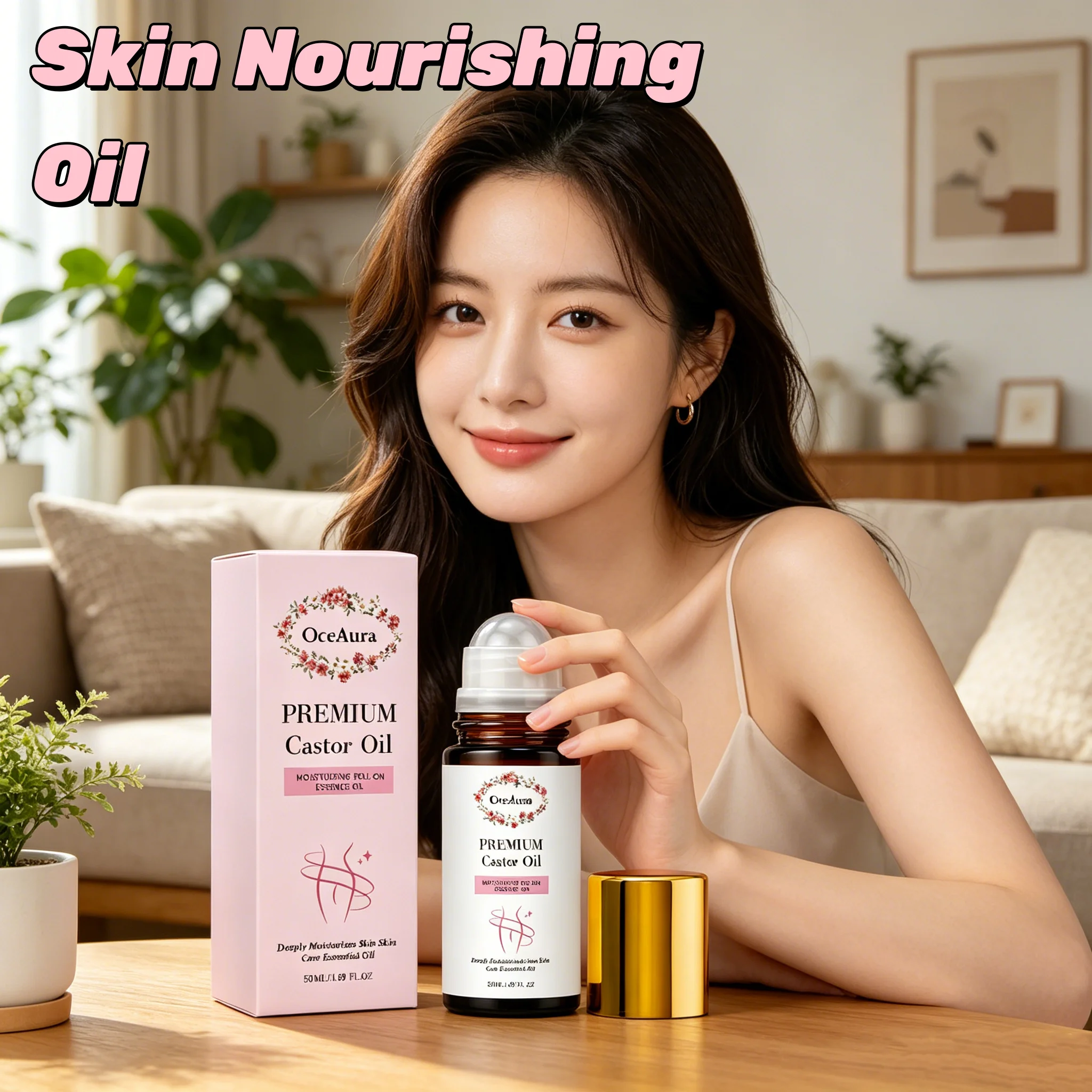 Organic Pure Castor Oil Roller Ball Essential Oil Natural Hydrating Moisturizing Nourishing Skin Body Hair Care Roll On Oil
Organic Pure Castor Oil Roller Ball Essential Oil Natural Hydrating Moisturizing Nourishing Skin Body Hair Care Roll On Oil