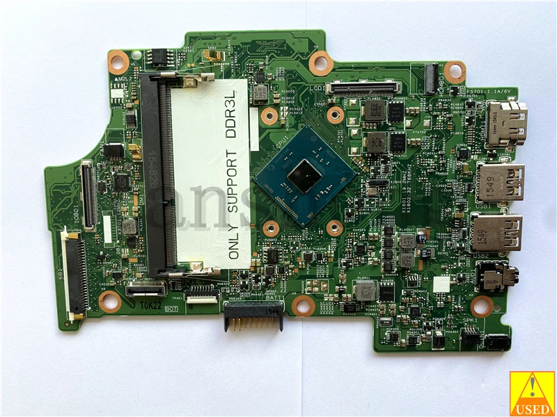 USED Laptop Motherboard FOR Dell Inspiron 3157 3152 0YMX7F CN-0YMX7F 14274-1 with CPU SR29E(N3700) 100% working Test passed
USED Laptop Motherboard FOR Dell Inspiron 3157 3152 0YMX7F CN-0YMX7F 14274-1 with CPU SR29E(N3700) 100% working Test passed