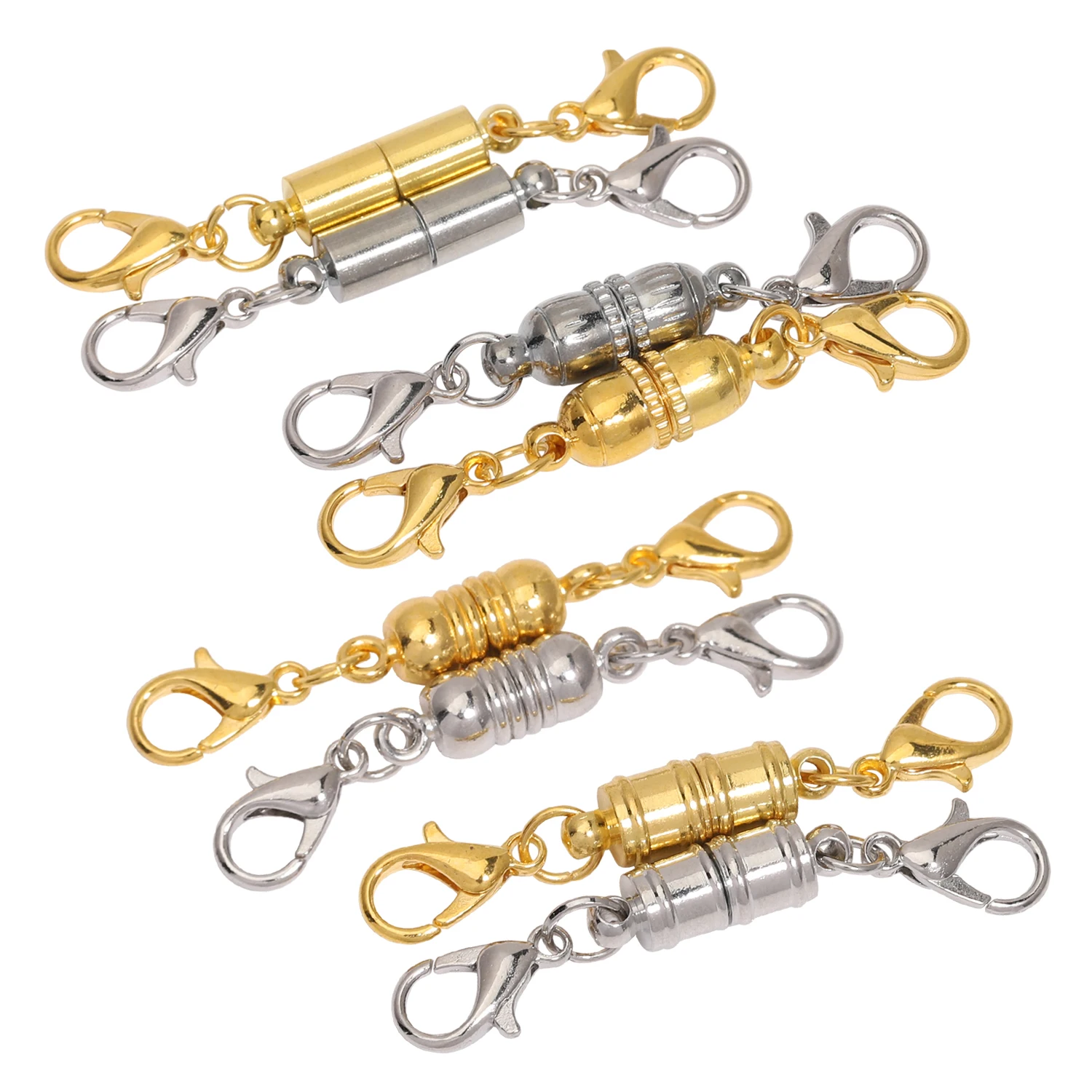 5 Sets Stainless Steel Strong Magnetic Clasps for Jewelry Making DIY Bracelet Necklace Magnet Lobster Clasp Connector Accessory
5 Sets Stainless Steel Strong Magnetic Clasps for Jewelry Making DIY Bracelet Necklace Magnet Lobster Clasp Connector Accessory