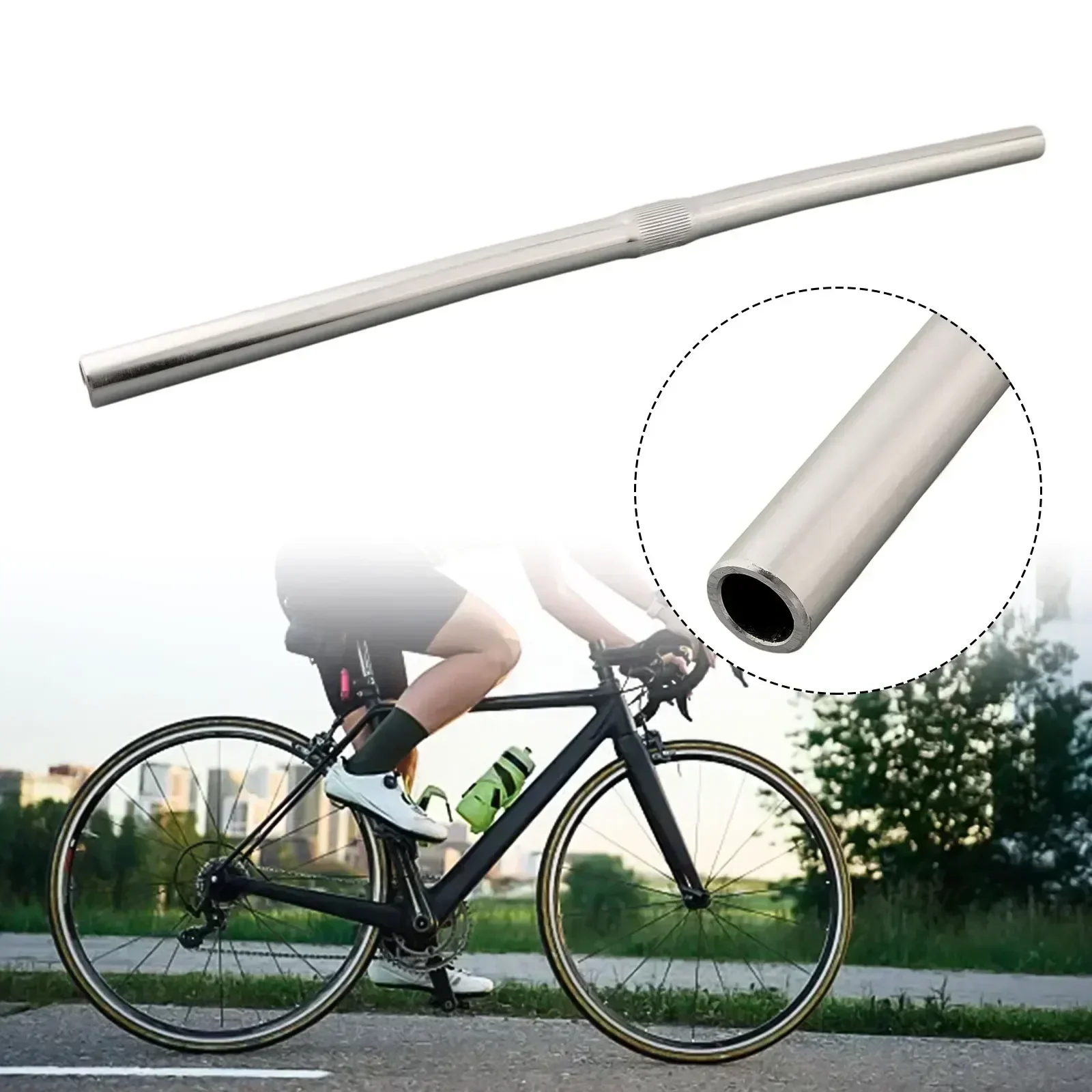 25.4x520MM Bicycle Ultralight Handbar Silver Straight Handbar Polished Design 520MM Options Brand New High Quality
25.4x520MM Bicycle Ultralight Handbar Silver Straight Handbar Polished Design 520MM Options Brand New High Quality