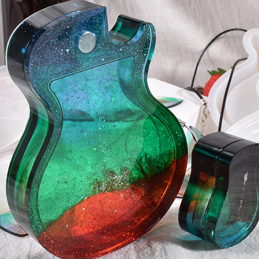 Guitar Pendant Keychain H made Diy Manual Pendant Mold Crafts Jewelry Accessories Reusable Guitar Mold Creative Shape
Guitar Pendant Keychain H made Diy Manual Pendant Mold Crafts Jewelry Accessories Reusable Guitar Mold Creative Shape