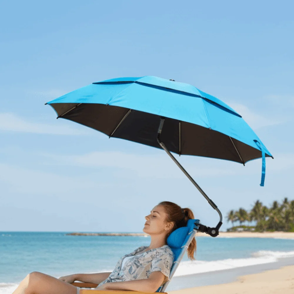 360° Adjustable Adjustable Shade Umbrella Sun Protection with Clamp Beach Umbrella UV Protection Large Size Waterproof Umbrella
360° Adjustable Adjustable Shade Umbrella Sun Protection with Clamp Beach Umbrella UV Protection Large Size Waterproof Umbrella