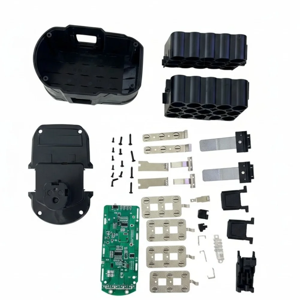 ABS Plastic Battery Case With Charging PCB Protection Board For P108 P103 18V Power Tool Replacement Shell And Circuit Module
ABS Plastic Battery Case With Charging PCB Protection Board For P108 P103 18V Power Tool Replacement Shell And Circuit Module