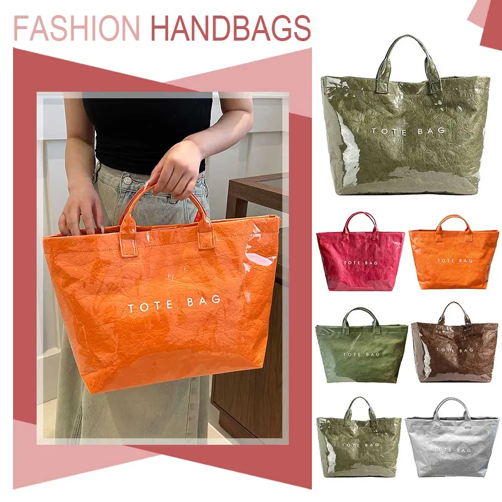 Tote Bag for Women Men with Inner Pocket Top Handle Bag Solid Color Handbag Trendy Satchel Bag for Travel and Shopping
Tote Bag for Women Men with Inner Pocket Top Handle Bag Solid Color Handbag Trendy Satchel Bag for Travel and Shopping
