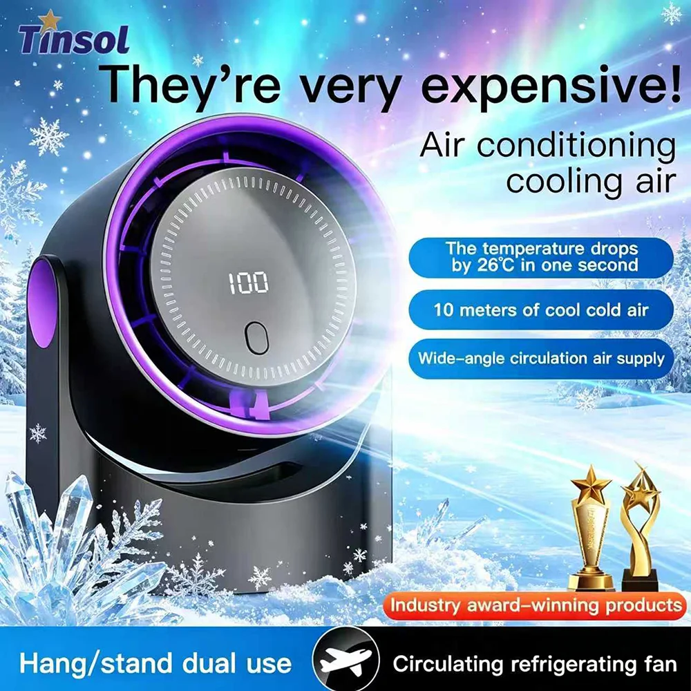TINSOL desktop electric fan air circulator, wireless portable quiet home fan, desktop, wall, and ceiling fan, air cooler
TINSOL desktop electric fan air circulator, wireless portable quiet home fan, desktop, wall, and ceiling fan, air cooler