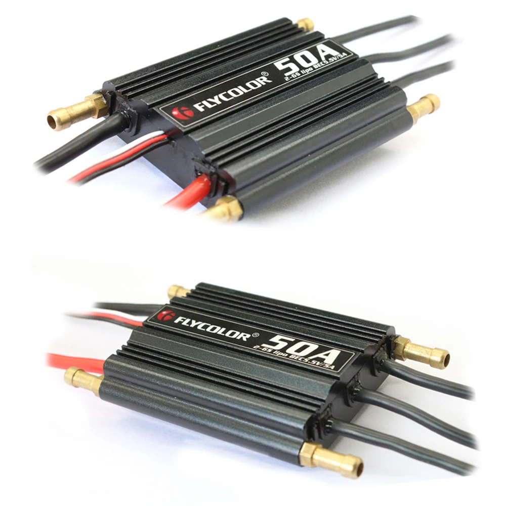 Original Flycolor 50A 70A 90A 120A 150A Brushless ESC Speed Controller Progaming Card 2-6S Lipo BEC 5.5V/5A for RC Boat
Original Flycolor 50A 70A 90A 120A 150A Brushless ESC Speed Controller Progaming Card 2-6S Lipo BEC 5.5V/5A for RC Boat