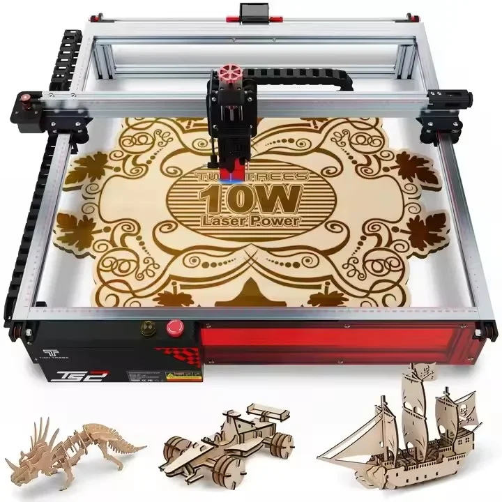 TS2 10W Portable Mini Engraver Cutter New DIODE AI Small Grave Wood Blanks Leather Two Trees Gantry Type Laser Engraving Glass
TS2 10W Portable Mini Engraver Cutter New DIODE AI Small Grave Wood Blanks Leather Two Trees Gantry Type Laser Engraving Glass