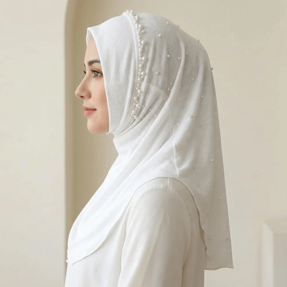 Lightweight Solid Color Beads Hijab Quick Drying Stretchable Head Wraps Turban Pull On Style Hijab Scarf Prayer
Lightweight Solid Color Beads Hijab Quick Drying Stretchable Head Wraps Turban Pull On Style Hijab Scarf Prayer