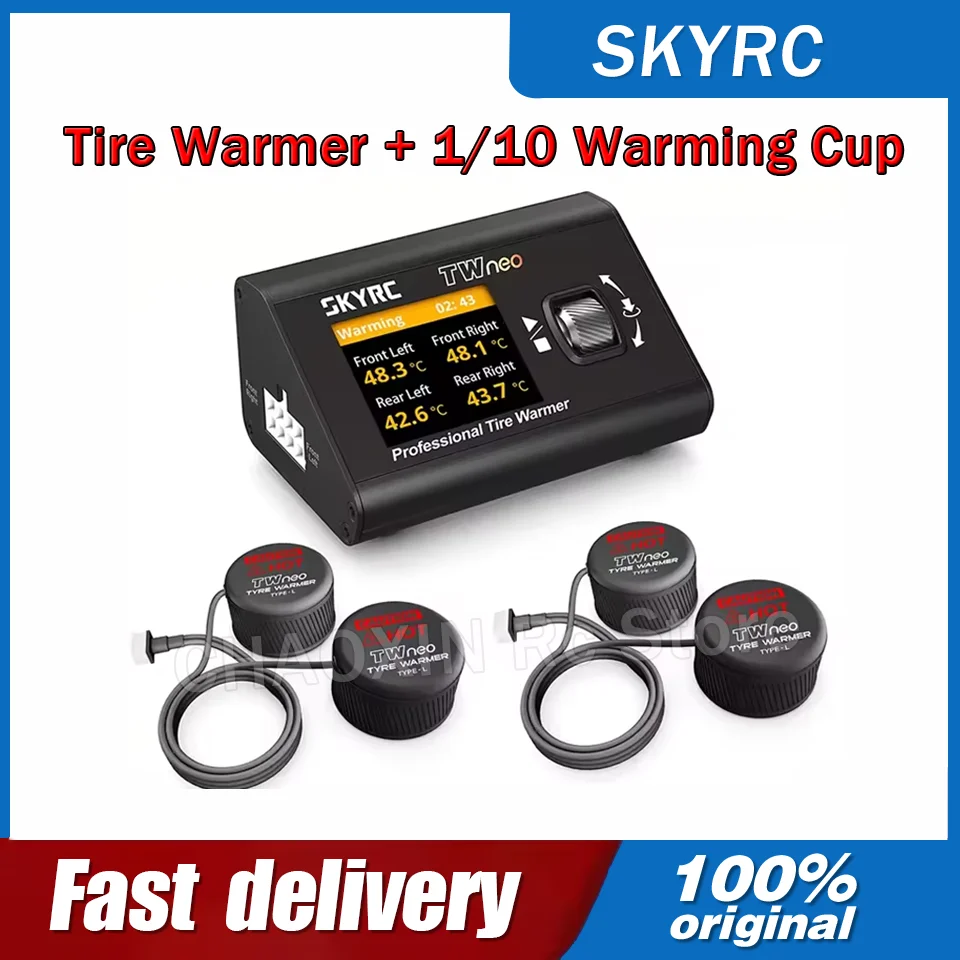 SKYRC TWneo Upgrade 1/10 RC Tire Warmer Heater 20–80℃ PD 20W DC 6-20V No Condensation Multi-Language APP Control RC Boys Gifts
SKYRC TWneo Upgrade 1/10 RC Tire Warmer Heater 20–80℃ PD 20W DC 6-20V No Condensation Multi-Language APP Control RC Boys Gifts