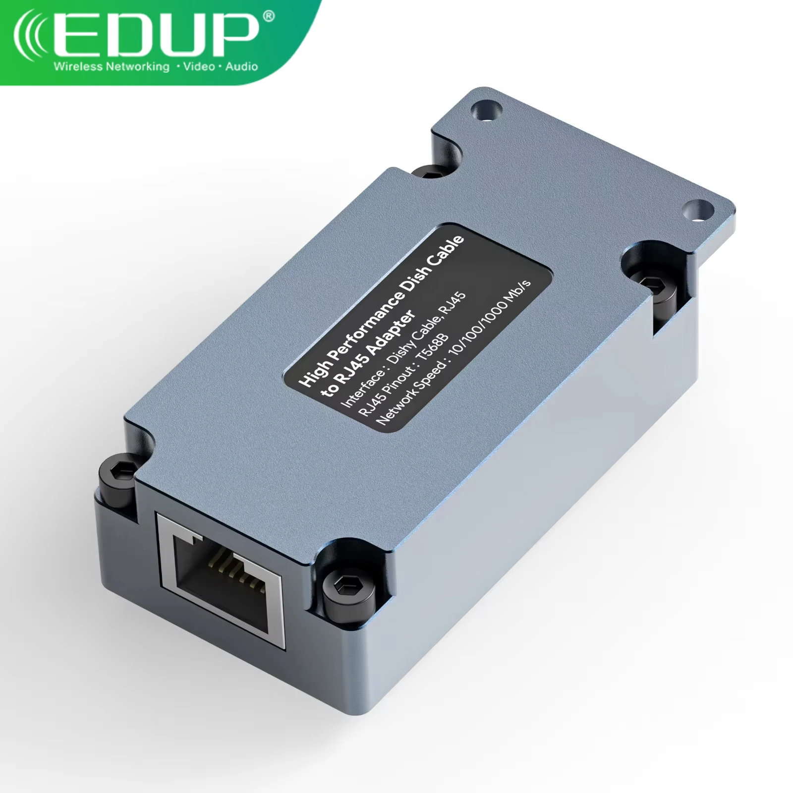 EDUP SK0016 320 Вт Starlink Высокопроизводительный адаптер плоского кабеля для посуды с портом RJ45 Адаптер кабеля для посуды для сети
EDUP SK0016 320 Вт Starlink Высокопроизводительный адаптер плоского кабеля для посуды с портом RJ45 Адаптер кабеля для посуды для сети