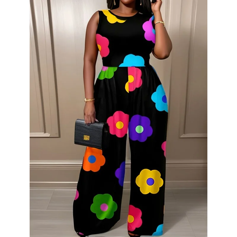 Весенне-летний трансграничный женский модный комбинезон больших размеров в тропическом стиле с принтом, хит продаж
Весенне-летний трансграничный женский модный комбинезон больших размеров в тропическом стиле с принтом, хит продаж