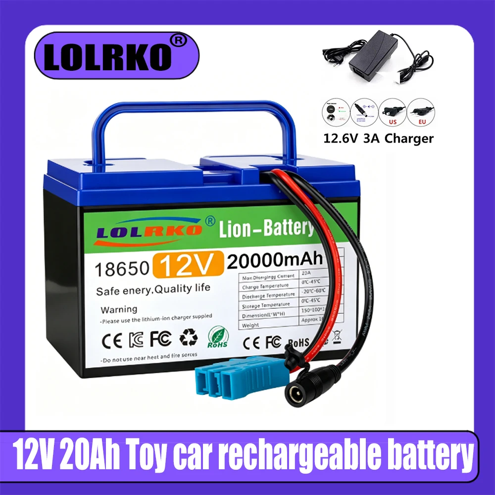 For Peg-Perego Tractor & John Deere Gator XUV, 12V 20Ah Battery Replacement Battery for Kids Ride-on Toys & Cars & Power Wheels
For Peg-Perego Tractor & John Deere Gator XUV, 12V 20Ah Battery Replacement Battery for Kids Ride-on Toys & Cars & Power Wheels
