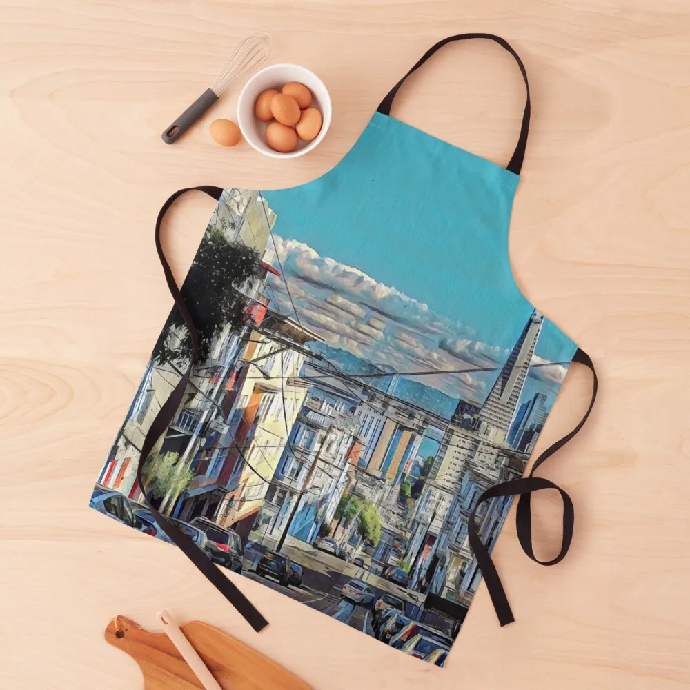 San Francisco view Apron Men kitchen for women halloween Smock for hairdressing Apron
San Francisco view Apron Men kitchen for women halloween Smock for hairdressing Apron