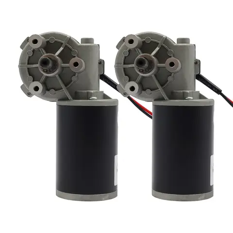 Bymaocar DC-motor, 60w 220rpm DC-reductiemotor, elektrische reductiemotor 60w-24v / 12v gebruikt in verpakking, afdrukken, textiel,