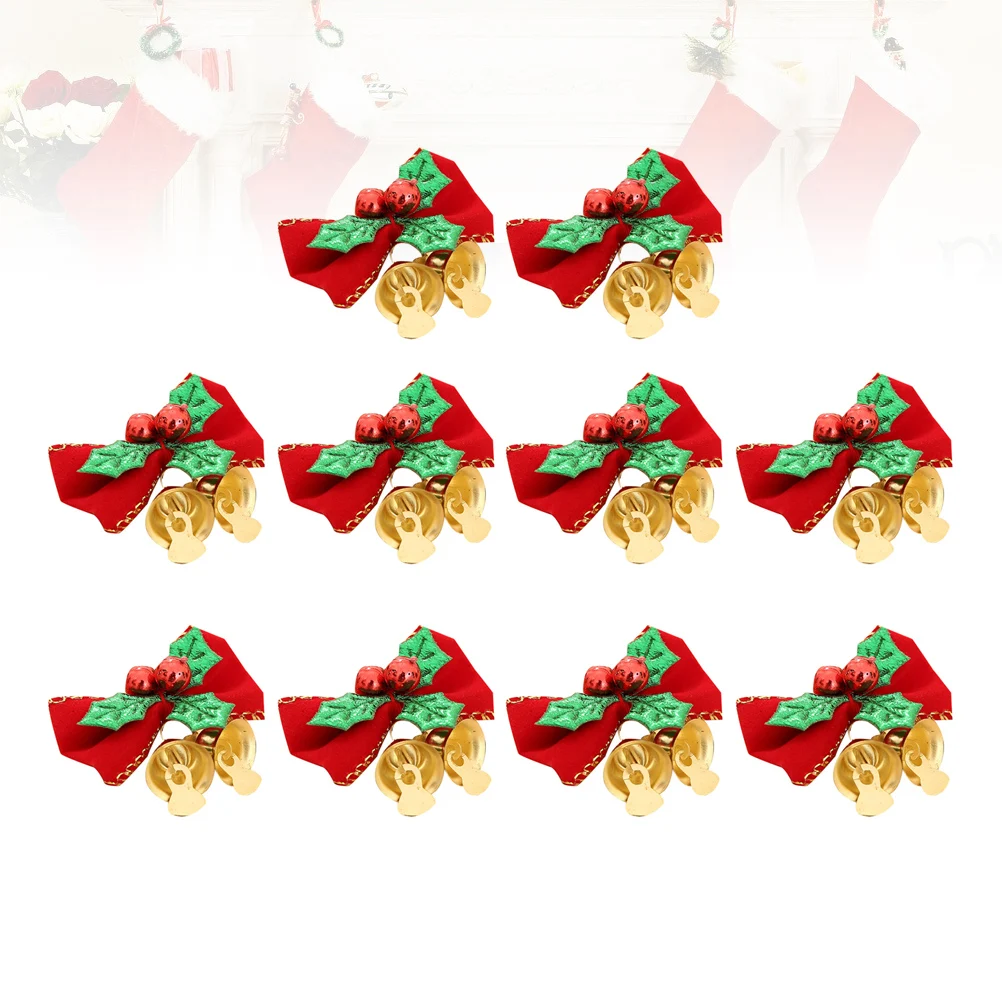 10 Pcs Decorate Bow Decoration Christmas Ornaments Tree Decorations Bell Bowknot
10 Pcs Decorate Bow Decoration Christmas Ornaments Tree Decorations Bell Bowknot