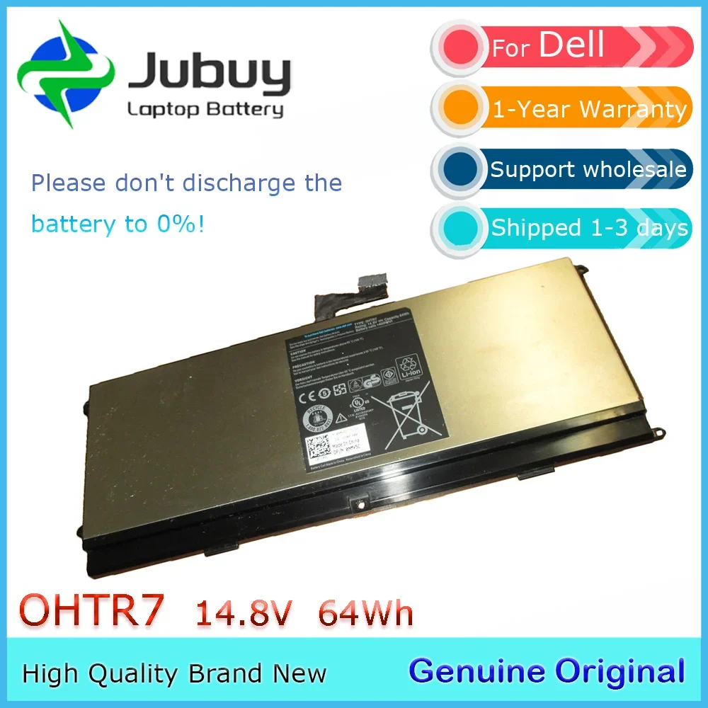 Original 14.8V 64Wh OHTR7 0HTR7 Notebook Battery for Dell XPS 15z L511Z NMV5C 0NMV5C 075WY2 75WY2
Original 14.8V 64Wh OHTR7 0HTR7 Notebook Battery for Dell XPS 15z L511Z NMV5C 0NMV5C 075WY2 75WY2