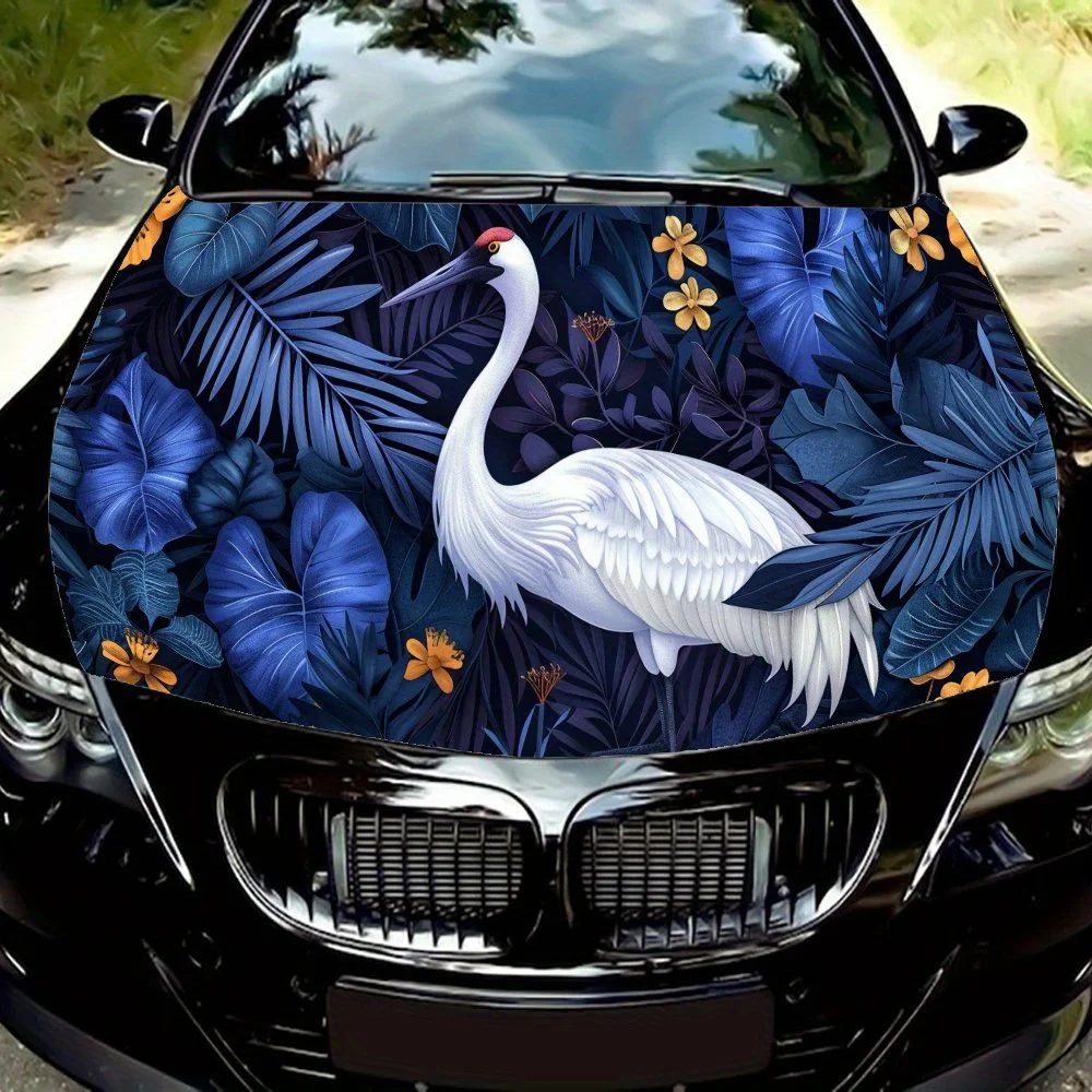 Dreamy Blue - feathered Red - crowned Crane Pattern car hood stickers, waterproof self-adhesive, scratch resistant, easy to stic
Dreamy Blue - feathered Red - crowned Crane Pattern car hood stickers, waterproof self-adhesive, scratch resistant, easy to stic