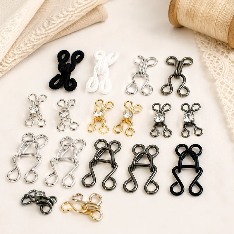 50/100Sets 14-40mm Metal Invisible Garment Hooks Fur Coat Pants Adjust Buckles Bra Closure Combined Sewing Buttons Accessories
50/100Sets 14-40mm Metal Invisible Garment Hooks Fur Coat Pants Adjust Buckles Bra Closure Combined Sewing Buttons Accessories