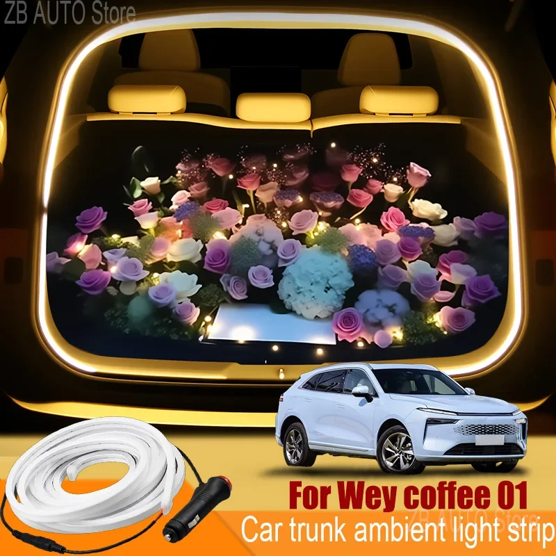 For wey coffee 01 Automobile trunk ambient light automatic sensing car interior lighting with accessories
For wey coffee 01 Automobile trunk ambient light automatic sensing car interior lighting with accessories