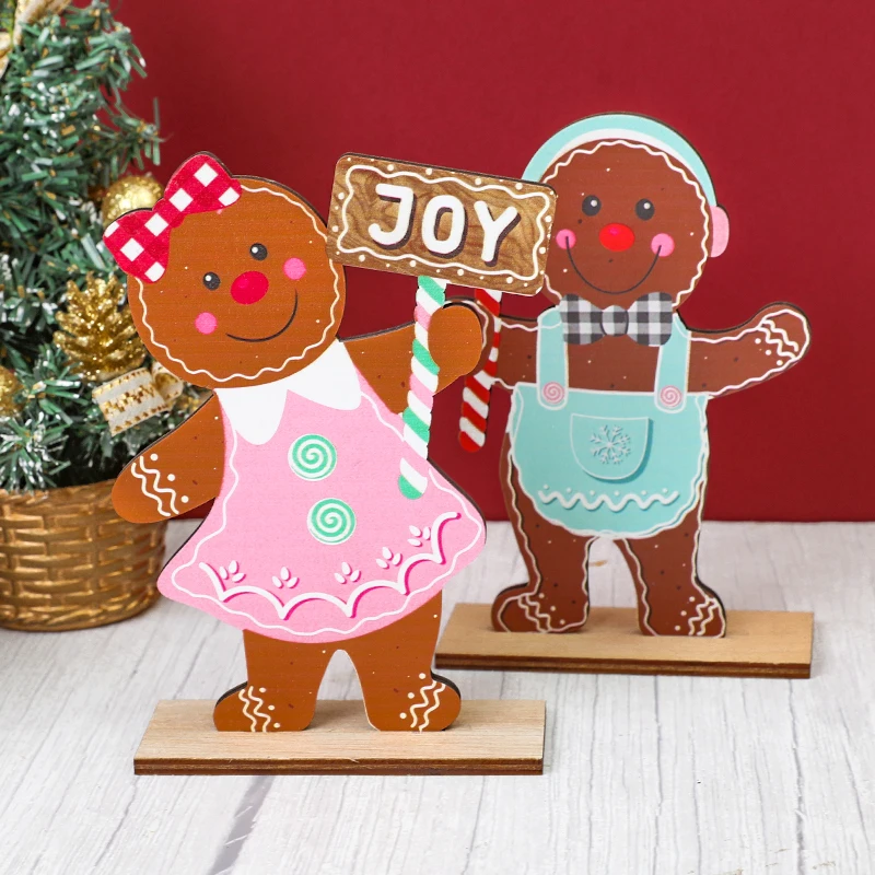 Christmas Tree Ornament Wooden Gingerbread Man Merry Christmas Sign Plaque Xmas Desktop Decorations for Home New Year Noel Gift
Christmas Tree Ornament Wooden Gingerbread Man Merry Christmas Sign Plaque Xmas Desktop Decorations for Home New Year Noel Gift