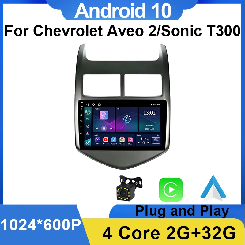 Android 10 32GB Car Radio Multimedia Video Player For Chevrolet Aveo 2 Sonic T300 2011 - 2015 Navigation GPS 4G Carplay Wifi
Android 10 32GB Car Radio Multimedia Video Player For Chevrolet Aveo 2 Sonic T300 2011 - 2015 Navigation GPS 4G Carplay Wifi