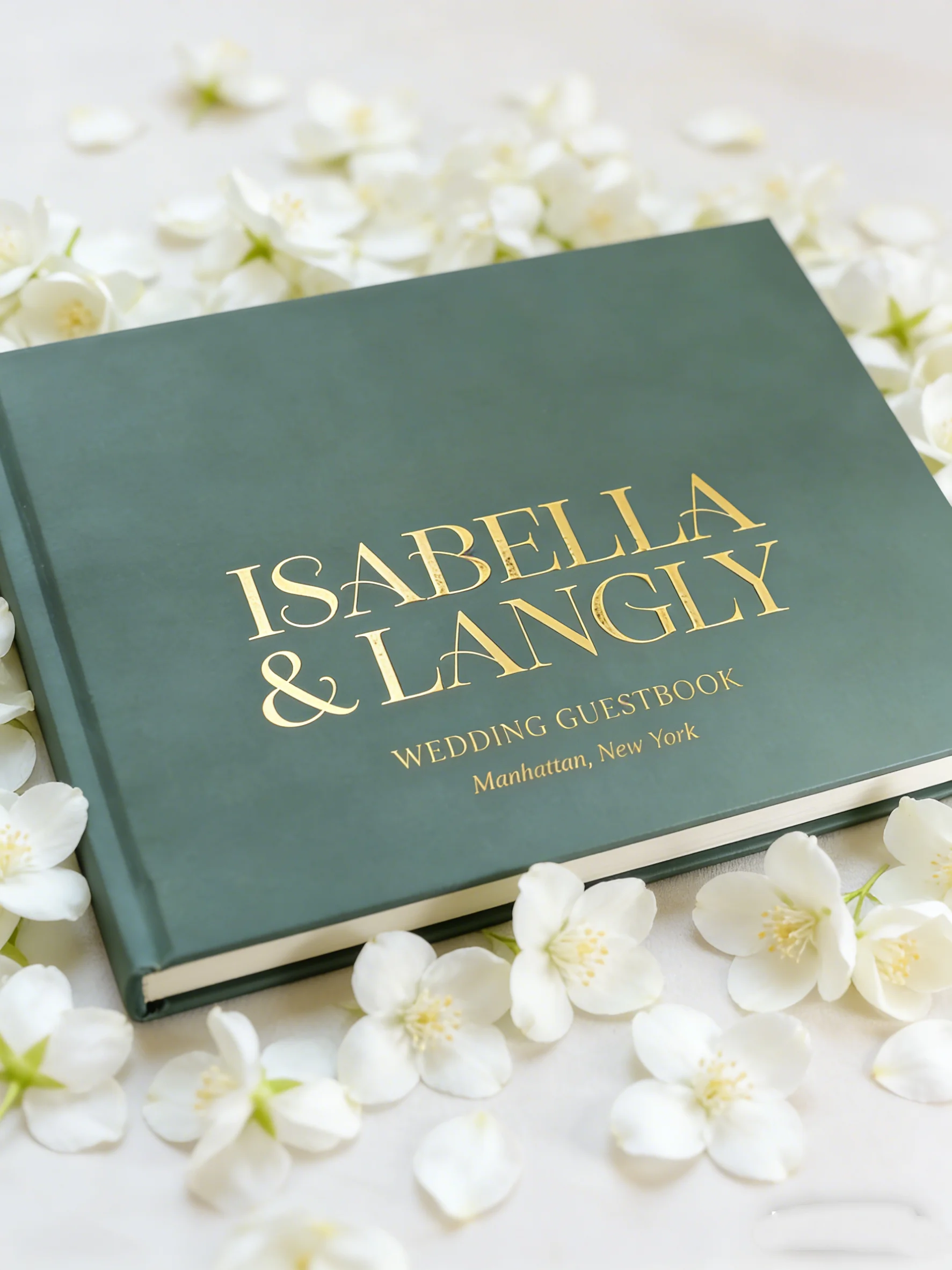 Green Modern Wedding Guest Book, Real Gold Foil Hardcover Photo Book for, Elegant Traditional Wedding Sign In Album
Green Modern Wedding Guest Book, Real Gold Foil Hardcover Photo Book for, Elegant Traditional Wedding Sign In Album