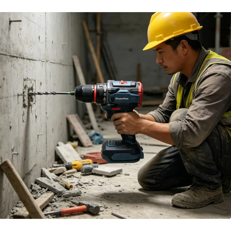 SuperPan Portable Brushless Cordless Drill Bare Tool with Screwdriver Bits, Multi-function Electric Power Tool for Daily Use
SuperPan Portable Brushless Cordless Drill Bare Tool with Screwdriver Bits, Multi-function Electric Power Tool for Daily Use