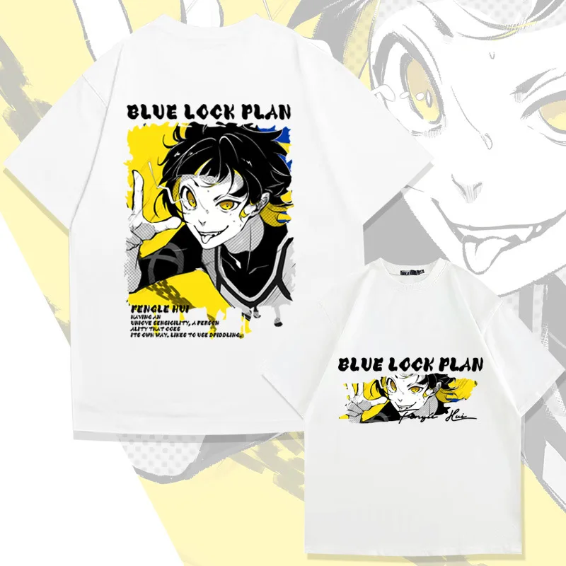 Japanese animation blue prison short sleeve 100% cotton short sleeve T-shirt men's summer fashion brand breathable top
Japanese animation blue prison short sleeve 100% cotton short sleeve T-shirt men's summer fashion brand breathable top