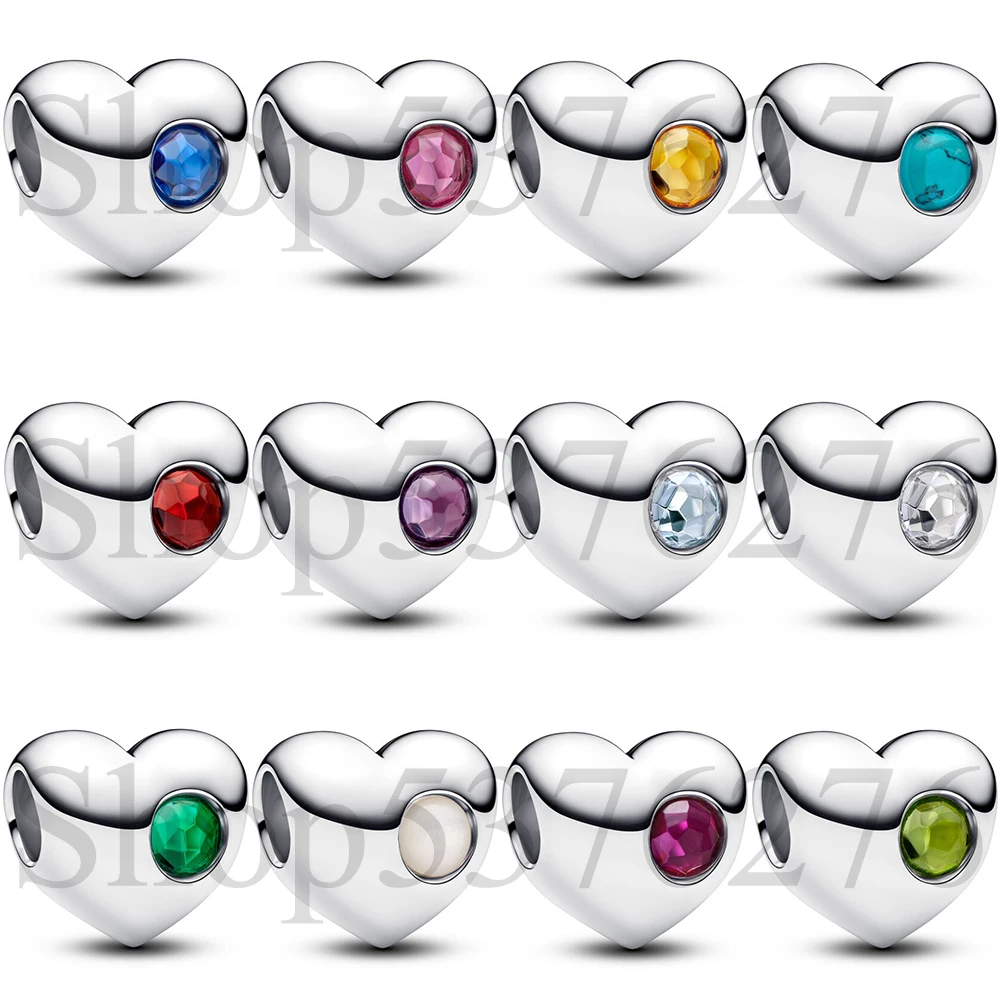 2025 925 Sterling Silver Bead March April June July Birthstone Heart Charm Fit Fashion Women Bracelet Bangle Gift DIY Jewelry
2025 925 Sterling Silver Bead March April June July Birthstone Heart Charm Fit Fashion Women Bracelet Bangle Gift DIY Jewelry