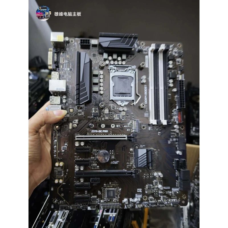 Used ATX Motherboard for MSI Z370 OC PRO LGA1151 Z370 DDR4 M.2 VGA DVI DP Overclock Mainboard Nice Condition
Used ATX Motherboard for MSI Z370 OC PRO LGA1151 Z370 DDR4 M.2 VGA DVI DP Overclock Mainboard Nice Condition
