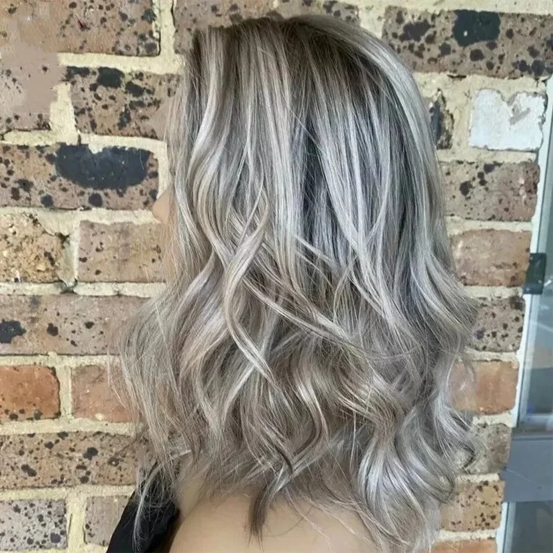 28-дюймовый длинный синтетический парик спереди, пепельно-платиновый блондин, свободные волнистые парики, парик с темными корнями, реалистичный вид, регулируемые парики для косплея
28-дюймовый длинный синтетический парик спереди, пепельно-платиновый блондин, свободные волнистые парики, парик с темными корнями, реалистичный вид, регулируемые парики для косплея