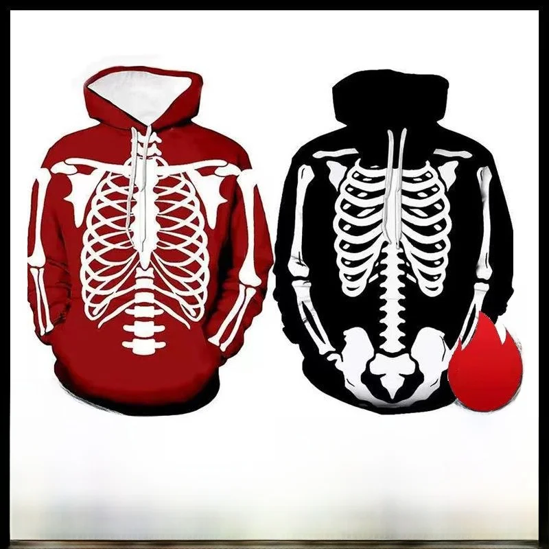 Men's Skeleton 3D Digital Print Sweatshirt Hoodie Casual Sportswear Comfortable Fit Fashionable Korean Style Side Pocket
Men's Skeleton 3D Digital Print Sweatshirt Hoodie Casual Sportswear Comfortable Fit Fashionable Korean Style Side Pocket