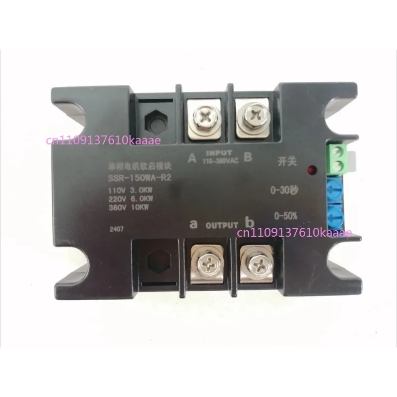 Single Phase SSR-200WA-R2(4KW) 4KW 220V Motor Soft Starter Soft Stop Function for Water Pump Belt Conveyor Blower
Single Phase SSR-200WA-R2(4KW) 4KW 220V Motor Soft Starter Soft Stop Function for Water Pump Belt Conveyor Blower