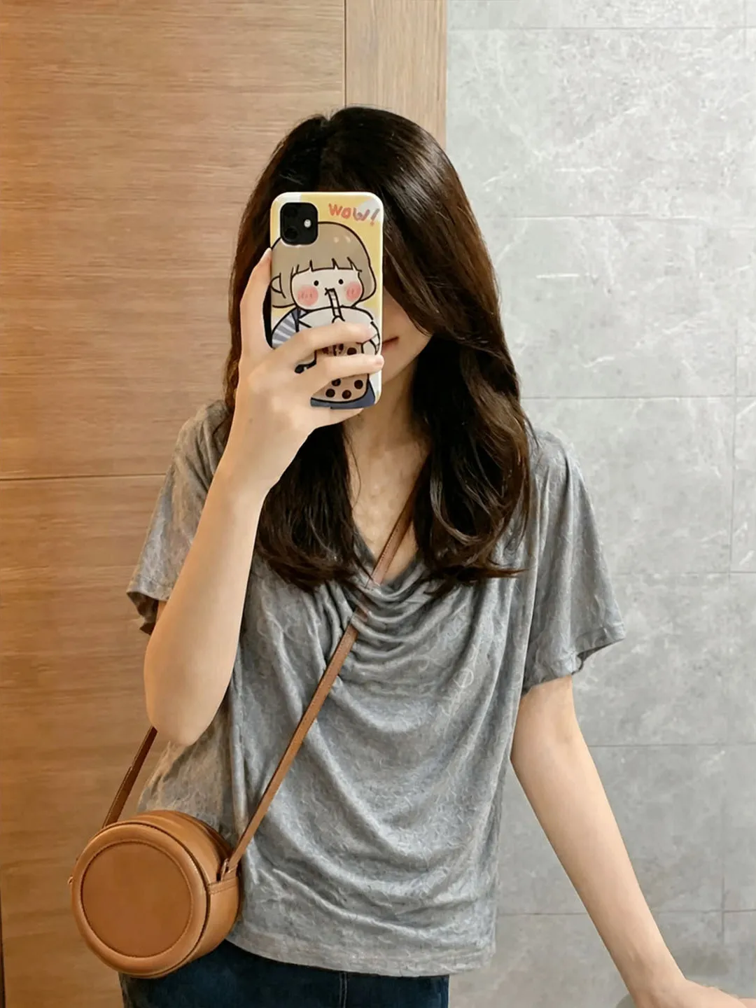 Comfortable Versatile Short Sleeve T-Shirt Korean Style Elegant Commute Fashion Trendy Women's Top Poetic Lin Brand
Comfortable Versatile Short Sleeve T-Shirt Korean Style Elegant Commute Fashion Trendy Women's Top Poetic Lin Brand
